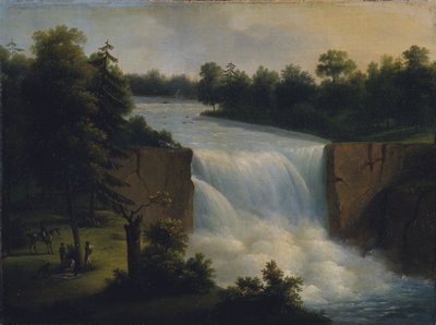 Vue des chutes de Genessee, Rochester, New York, en 1797, 1823 - Duc de Montpensier